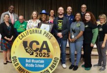 Bell Mountain Middle School earns Gold Positive Behavioral Interventions and Supports Award for positive campus culture