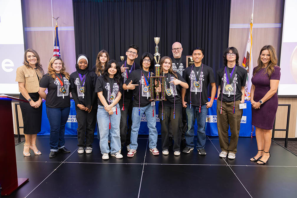 Beaumont High School wins first Riverside County Academic Decathlon in school history