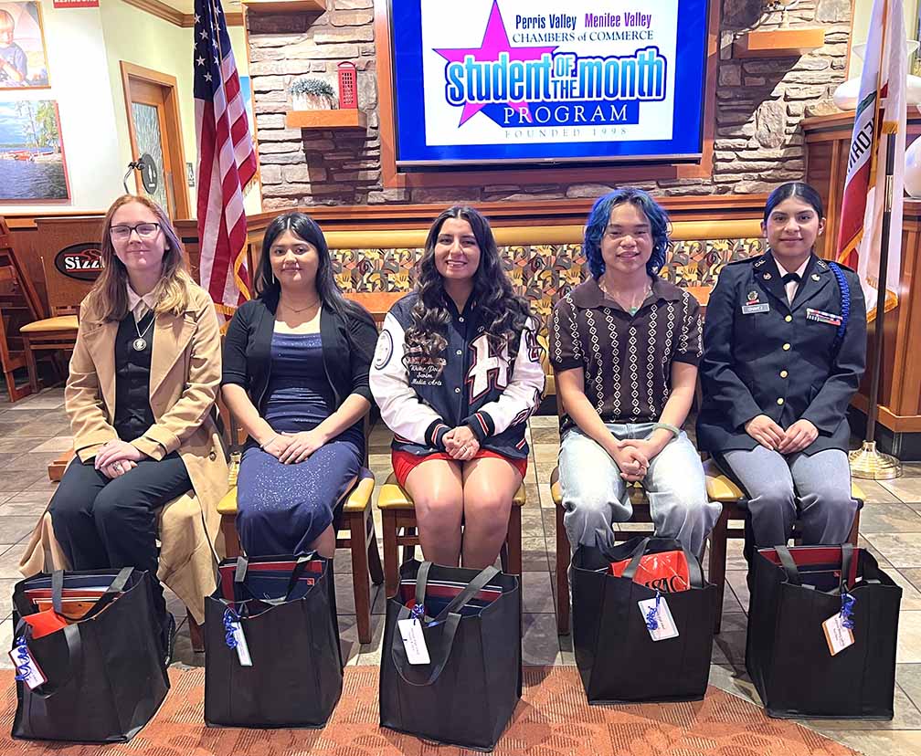 Menifee Valley students honored in January