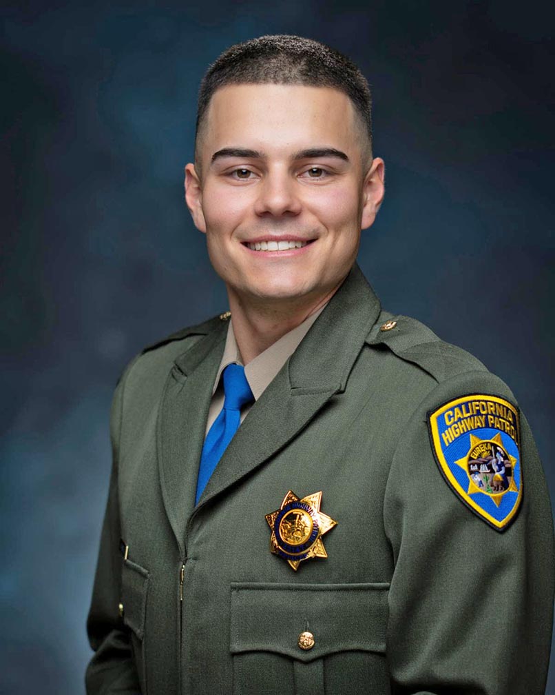 Anthony Berger sworn in as a CHP officer