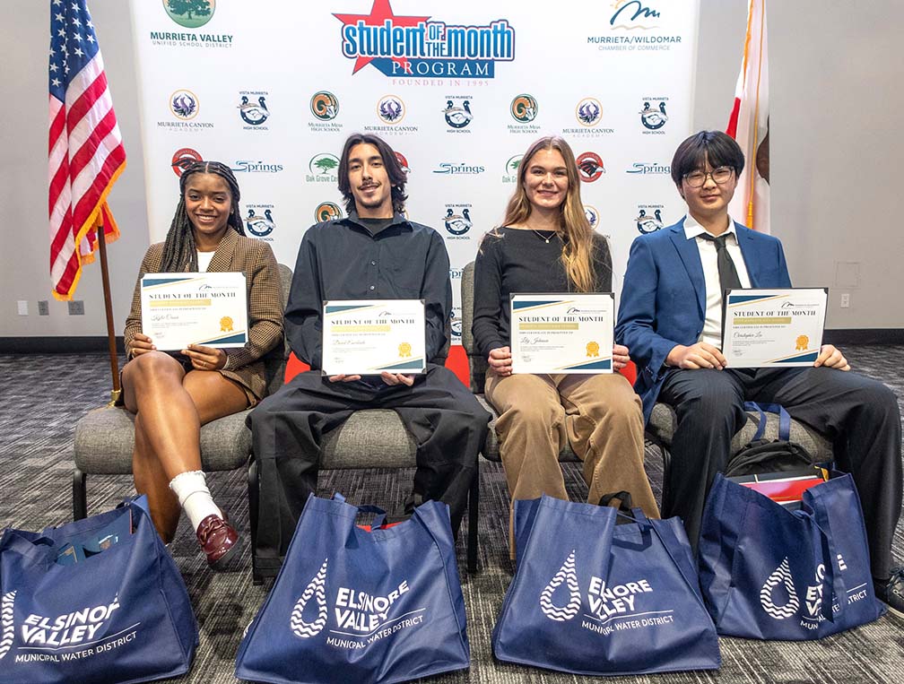 Murrieta Valley students honored in January