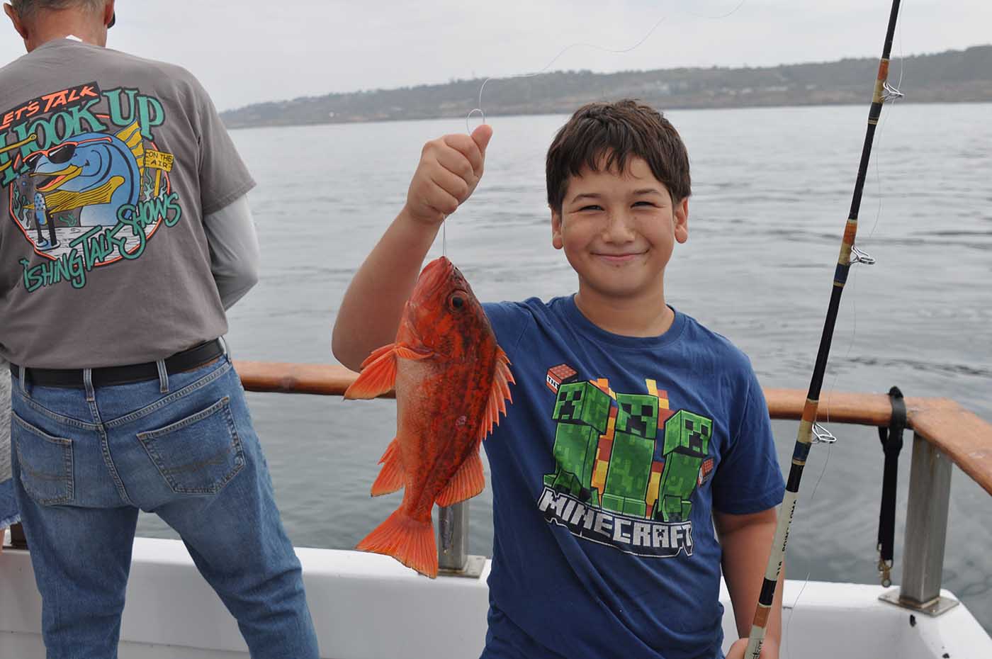 Anza Baptist Church youth reel in fun during ocean fishing adventure