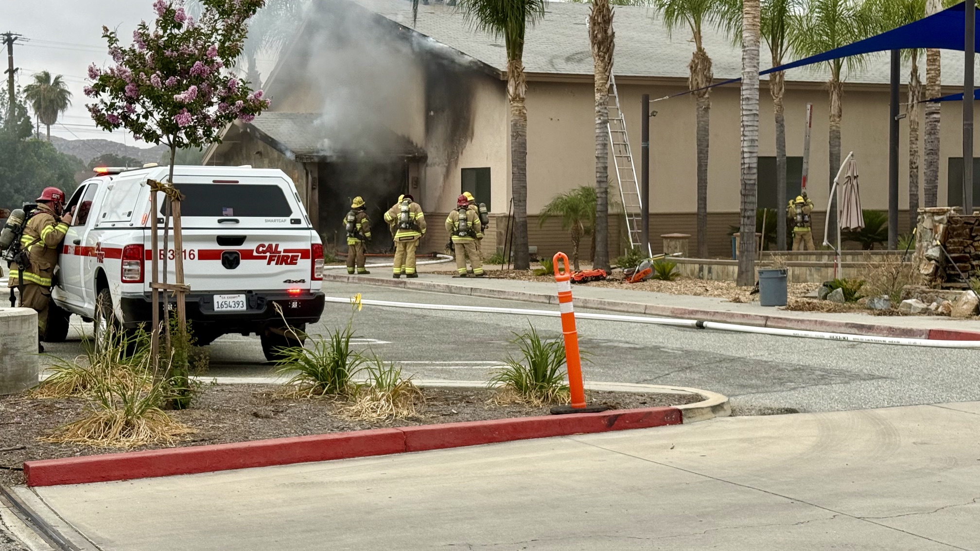 Second-Alarm Fire Damages Gymnasium in Unincorporated Hemet