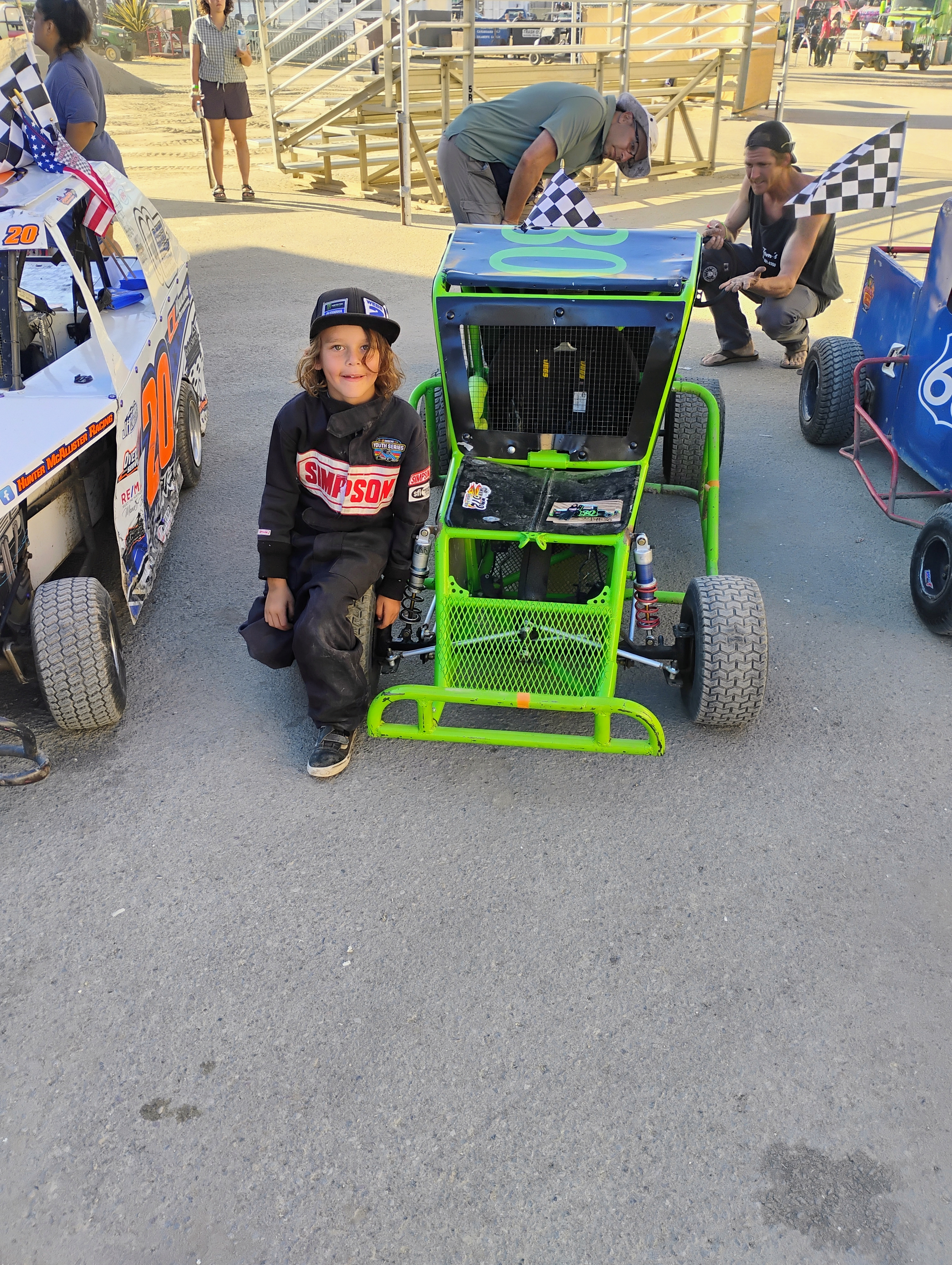 Gilmore, McGill make San Diego County Fair racing debuts