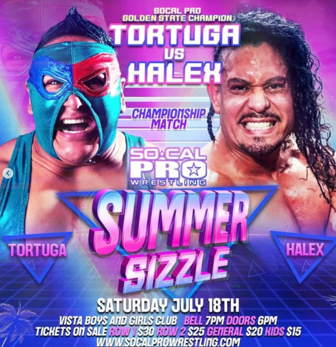 Tortuga wins SoCal Pro Wrestling’s Golden State title, Billy Clutch wins battle royale