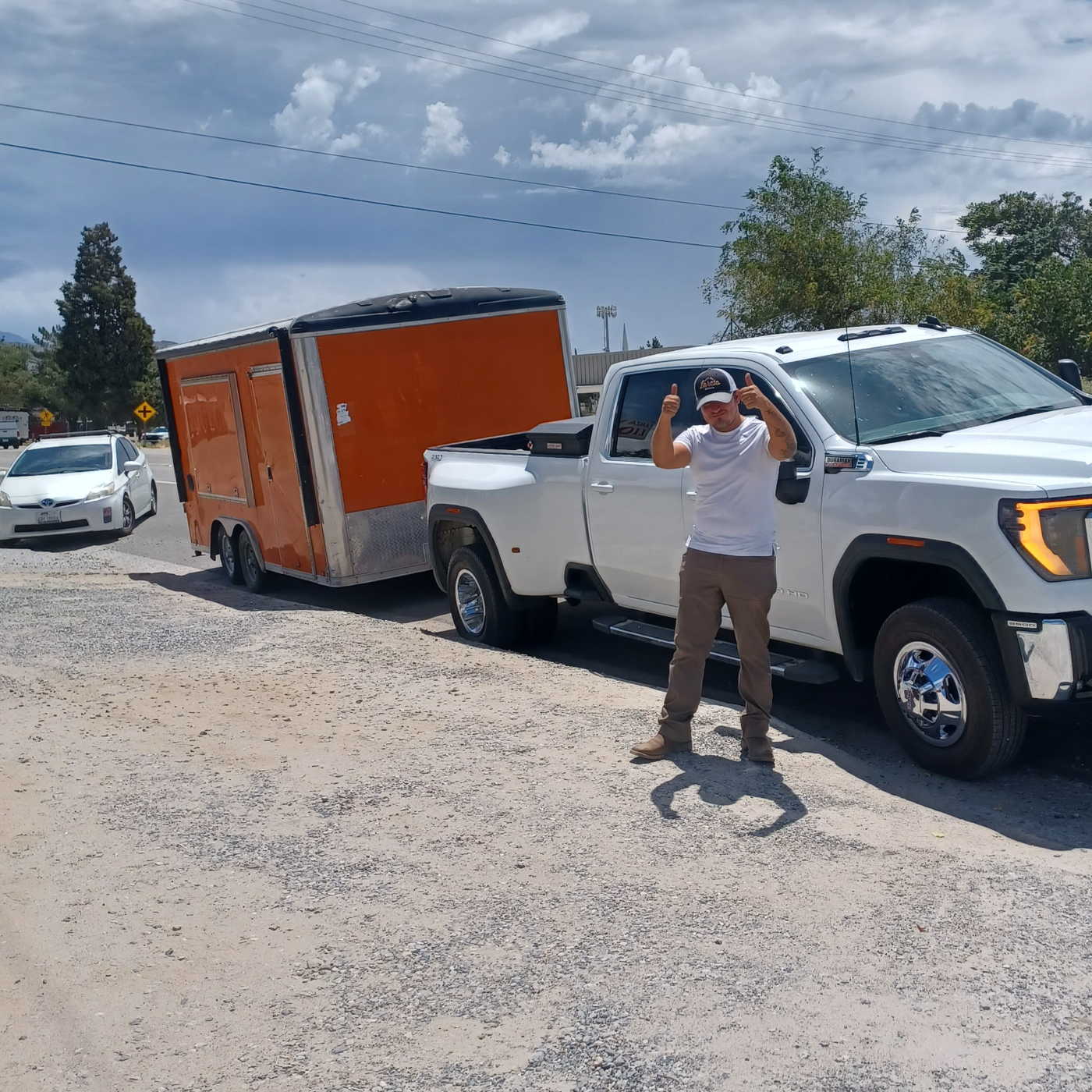 Bright orange trailer stolen in Anza recovered with contents intact