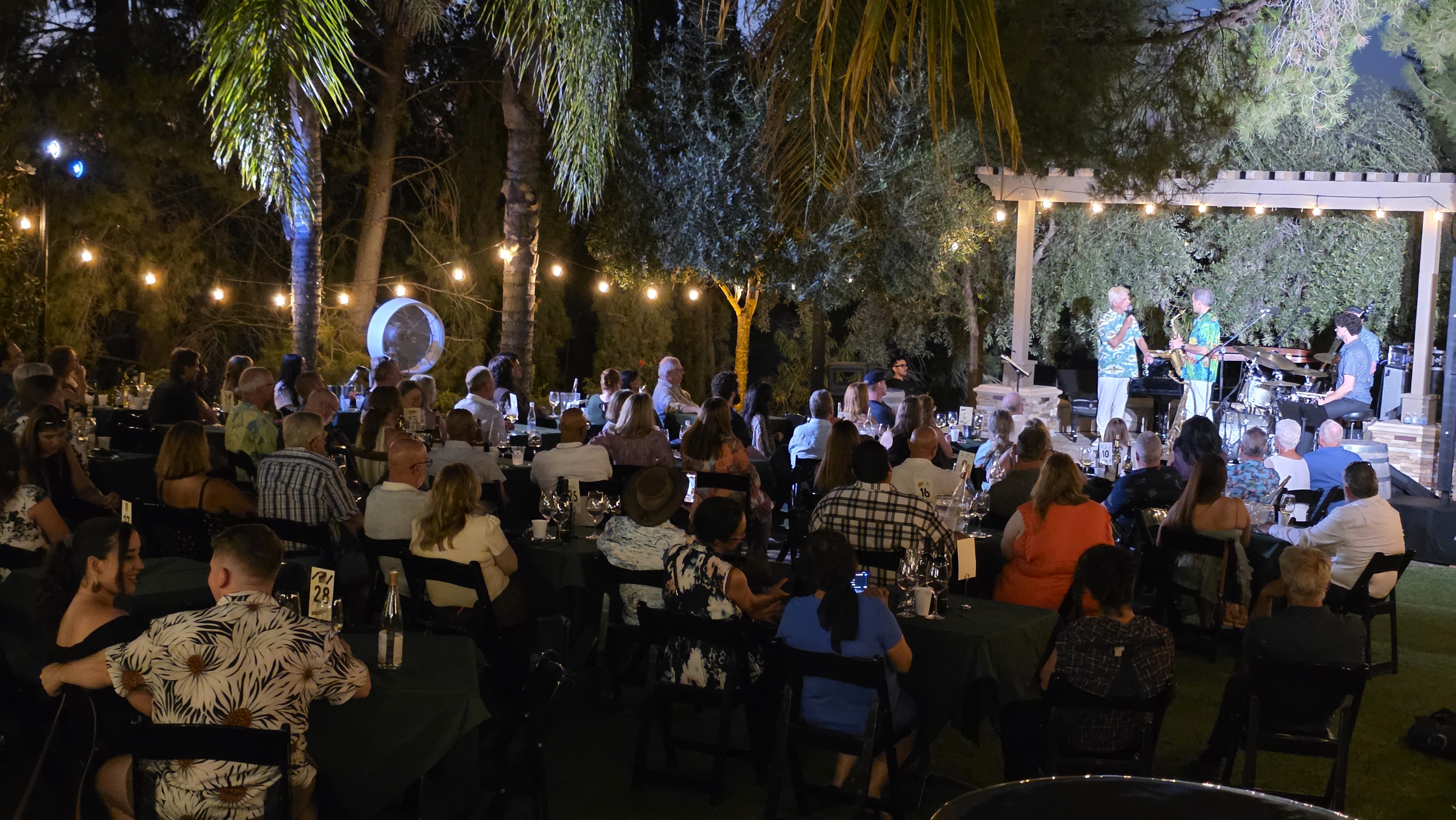 World-class jazz fills the night air at Danza Del Sol Winery