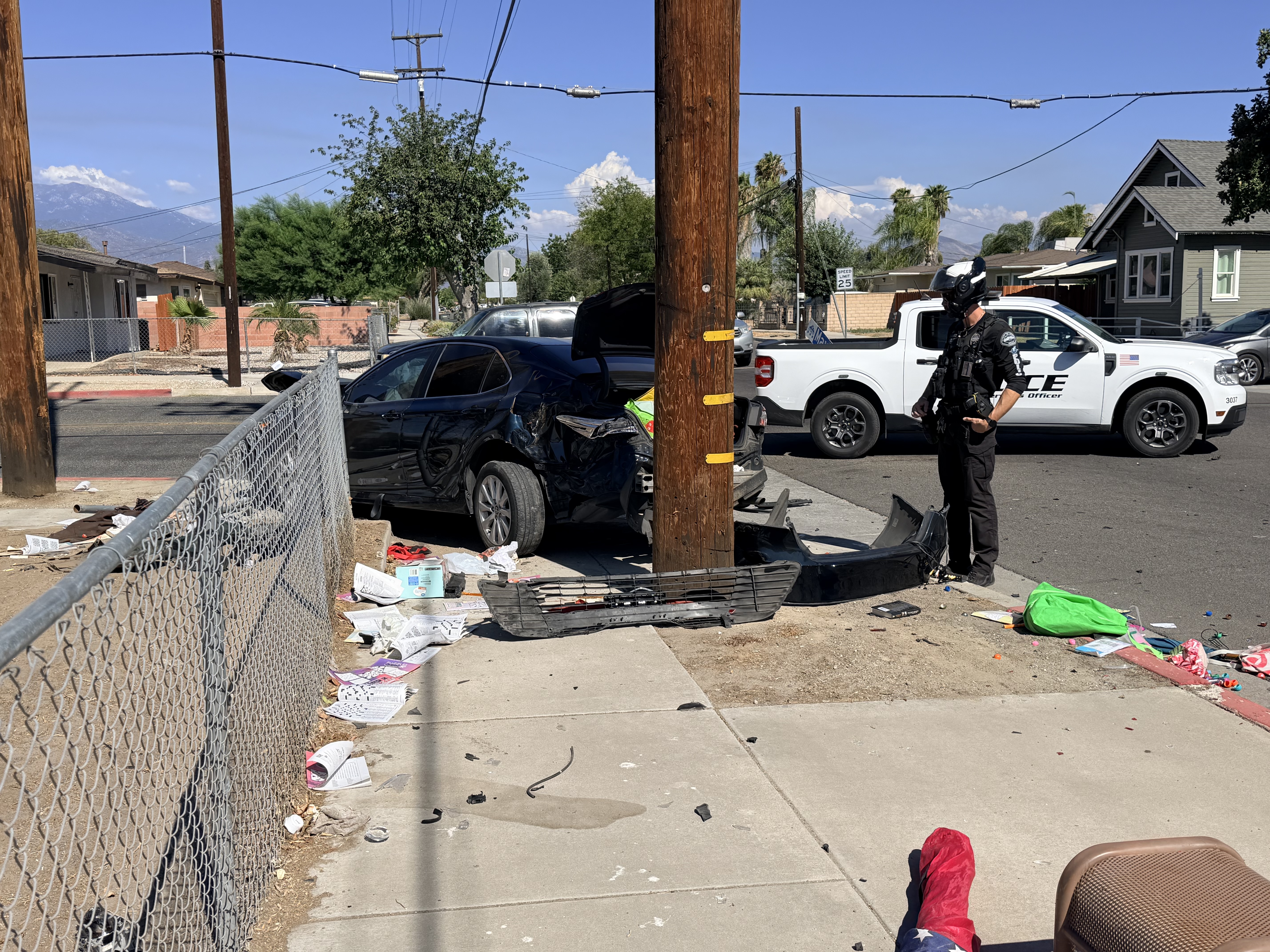 Multiple transported, including children, after Hemet collision