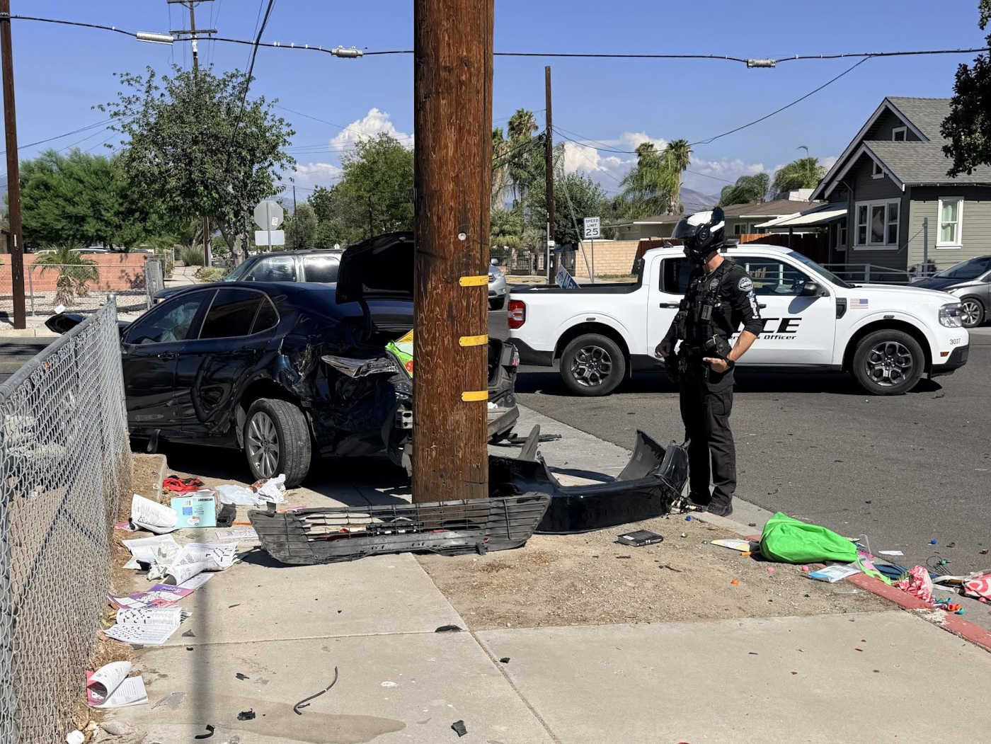 Multiple transported, including children, after Hemet collision
