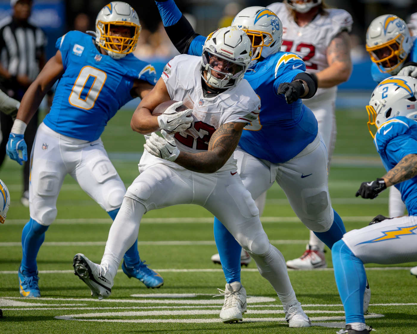 Cardinals upset Chargers 26-14 in LaFleur’s coaching debut