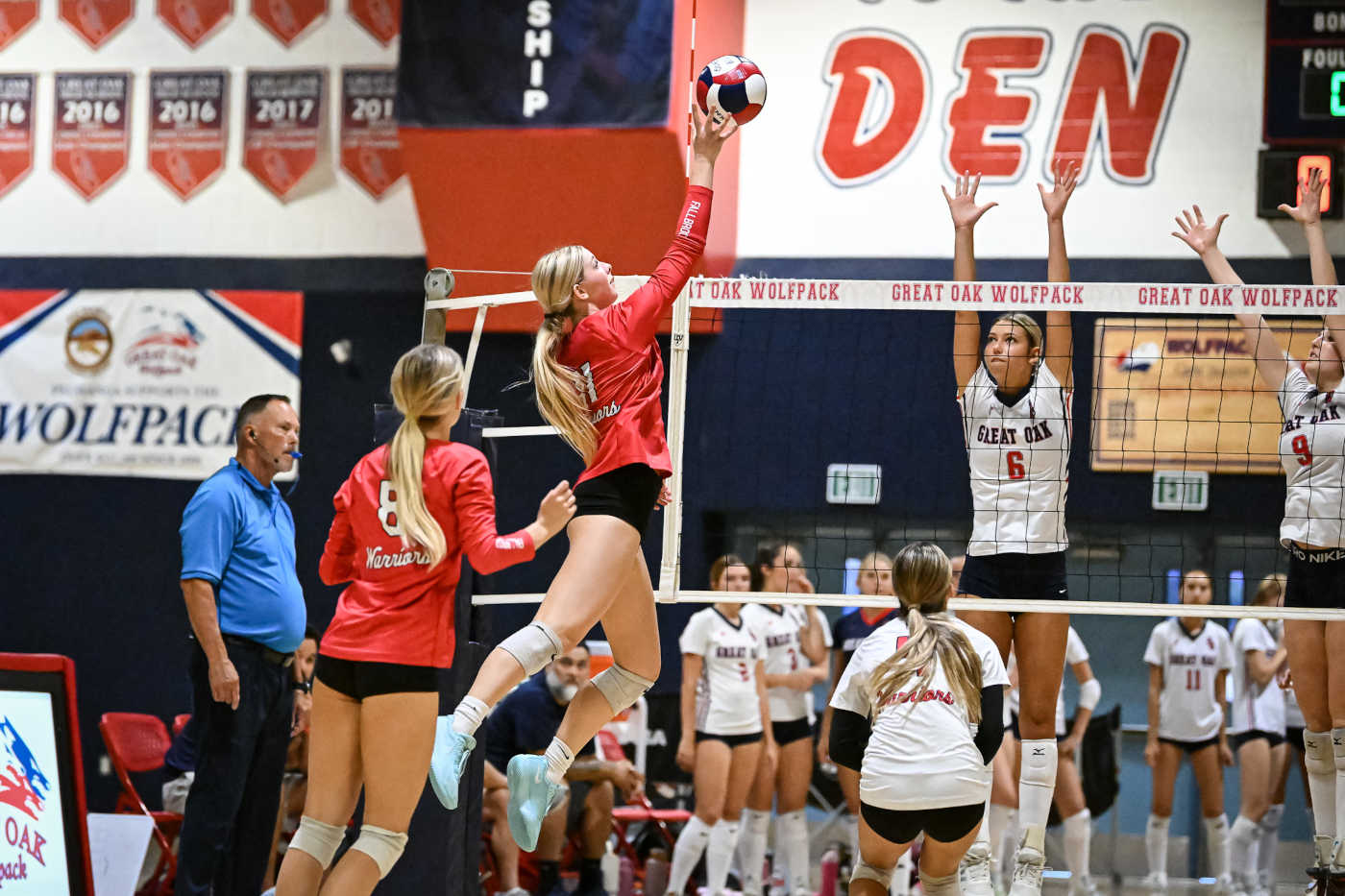 Fallbrook vs. Great Oak vollyball
