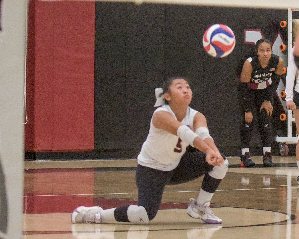 On Sept. 30, the Elsinore varsity volleyball team defeated West Valley 3-1 in a Mountain Pass League road match in Hemet.
