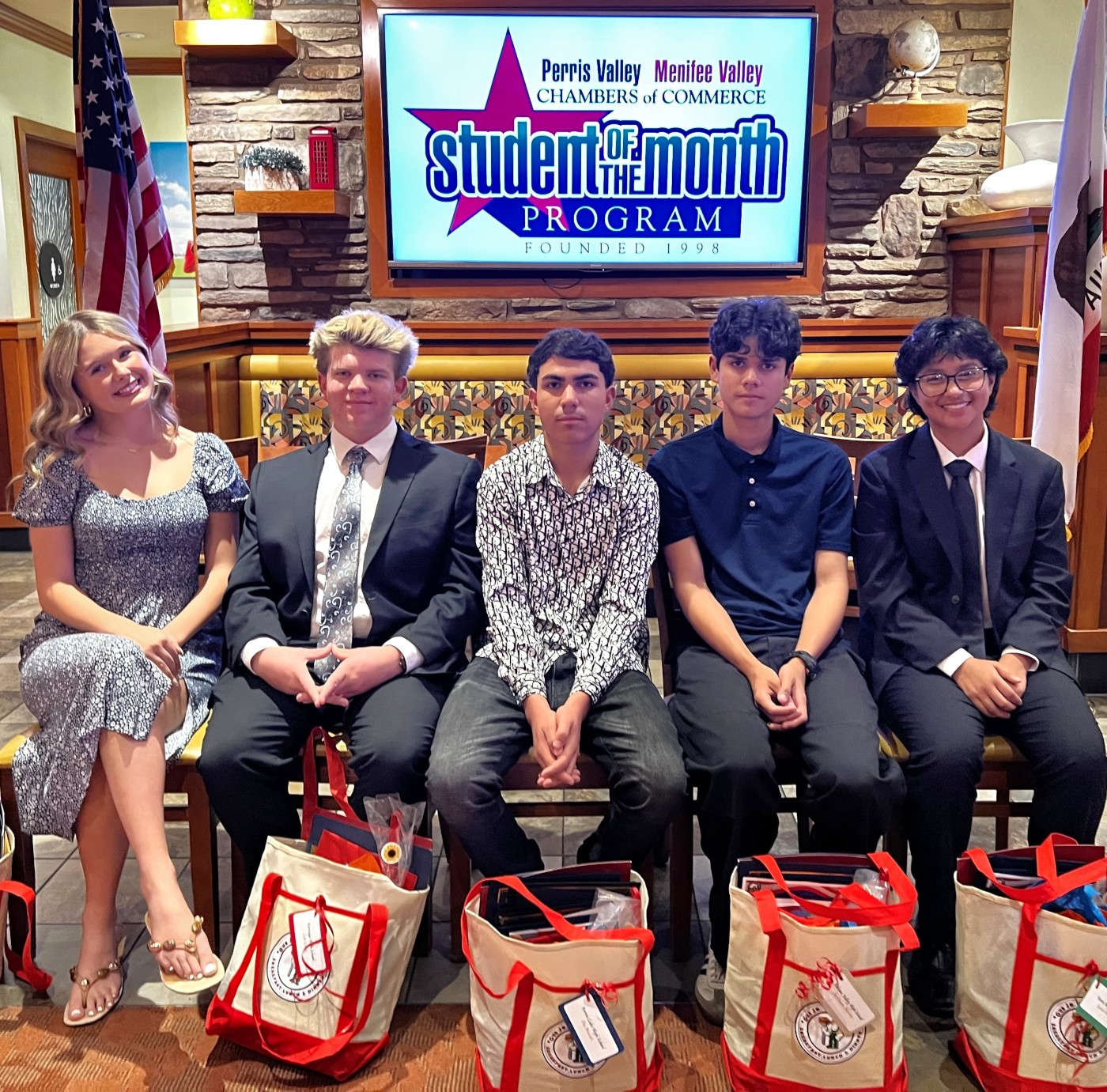 Menifee Valley students honored in October